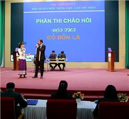 Học viện Quân y tổ chức hội thi Olympic tiếng Việt dành cho học viên quốc tế